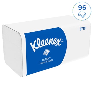 KLEENEX Ultra Handtuchpapier 3-lagig - Falthandtuch 31,5 x 21,5 cm für Waschräume - Med-Praxisbedarf