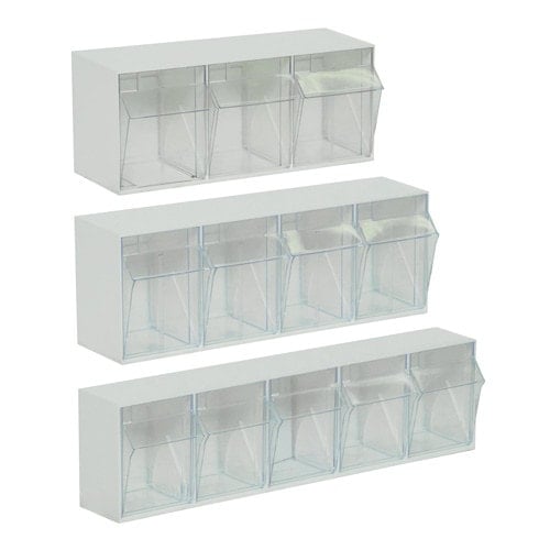 Kunststoff-Schütten für Behandlungswagen - Organisation nach First-in-First-out Prinzip - Med-Praxisbedarf