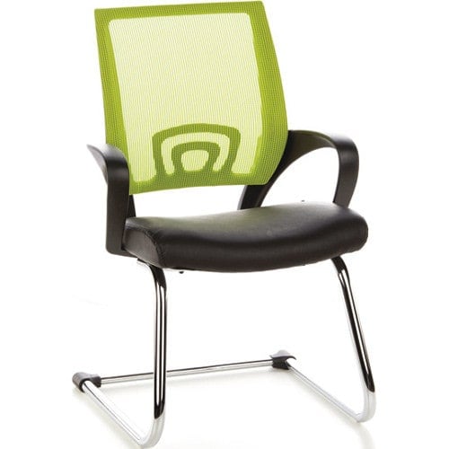 Detailansicht Wartezimmerstuhl Netzrücken - ergonomische Unterstützung, belüftet - Med-Praxisbedarf