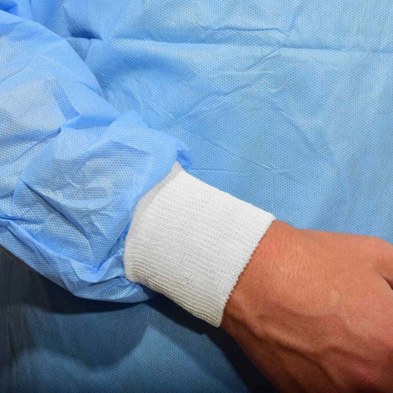 Einweg-OP-Kittel Standard - flüssigkeitsundurchlässig, mit Bindebändern für individuelle Weite - Med-Praxisbedarf
