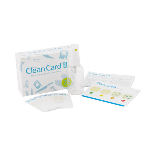 Orion Clean Card Pro Hygieneschnelltest - Kontrolle der Reinigungsqualität mit Ergebnis in 30 Sekunden - Med-Praxisbedarf