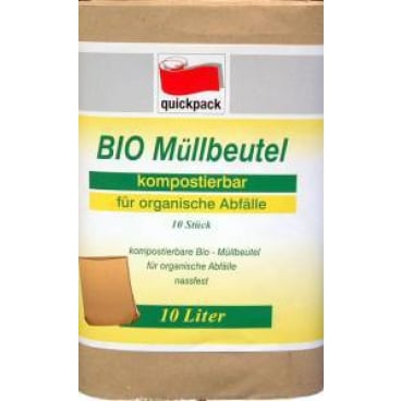 Papier-Müllbeutel braun ca. 10 Liter - für Abfallentsorgung in medizinischen Einrichtungen - Med-Praxisbedarf
