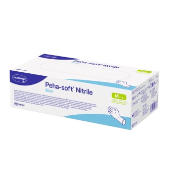 Peha-soft Nitrile Blue Handschuhe - puderfreie Untersuchungshandschuhe aus Nitril, latexfrei - Med-Praxisbedarf