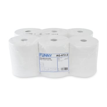 Rollenhandtuchpapier 2-lagig - Saugstarkes Papier für Waschräume und Sanitärbereiche - Med-Praxisbedarf