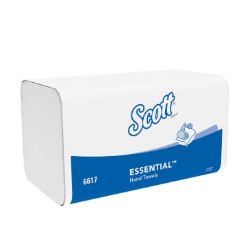 Falthandtücher von SCOTT Essential, 1-lagig - Ideal für Arztpraxis und Klinik, 21x20 cm - Med-Praxisbedarf
