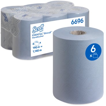 Handtuchrolle SCOTT Essential Slimroll im Einsatz - für Waschräume in medizinischen Einrichtungen - Med-Praxisbedarf