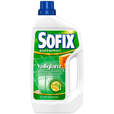 SOFIX Vollglanz Bodenreiniger mit Citrus - für langanhaltenden Glanz, mit Citrus-Extrakten - Med-Praxisbedarf