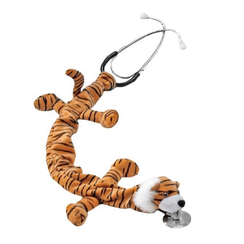 Stethoskopüberzug Plüsch Tiger - für Kinder, abnehmbares Bruststück, angstlösend - Med-Praxisbedarf