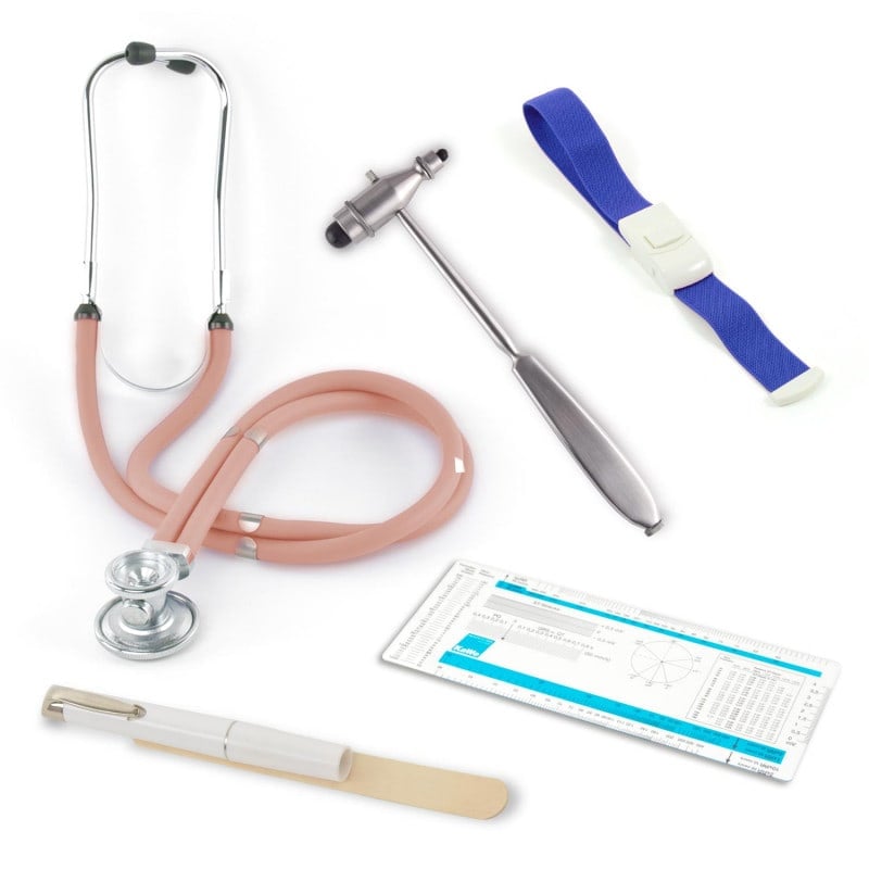 Studenten-Set Basic Tragbarer Medizinkoffer aus robustem Nylon für den Transport der Instrumente - Med-Praxisbedarf