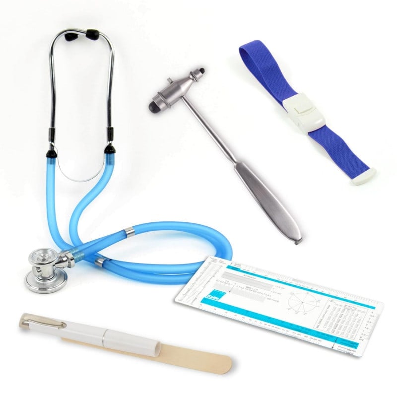 Studenten-Set Basic Nahaufnahme des Littmann Classic III Stethoskops inklusive im Set - Med-Praxisbedarf