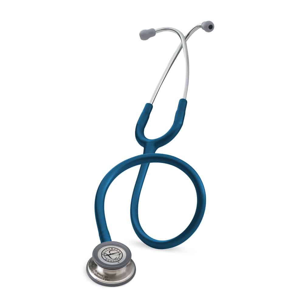 Littmann Classic III Stethoskop im Studenten-Set - in schwarz mit Bruststück und Schläuchen - Med-Praxisbedarf