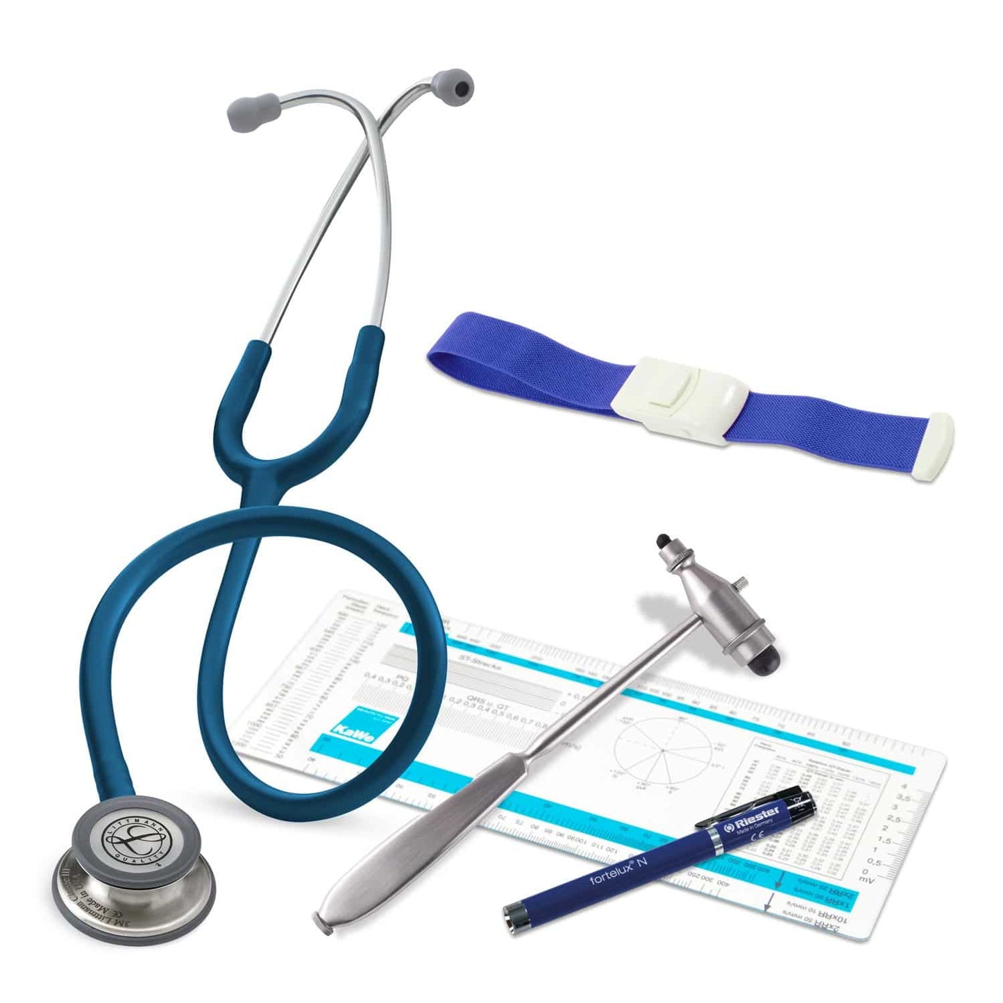 Studenten-Set Classic für Mediziner - mit Littmann Stethoskop und Diagnoseset - Med-Praxisbedarf