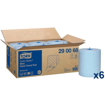 H1-kompatible Handtuchrolle Tork Matic® blau - 21 cm Breite, 150 Meter Länge - Med-Praxisbedarf