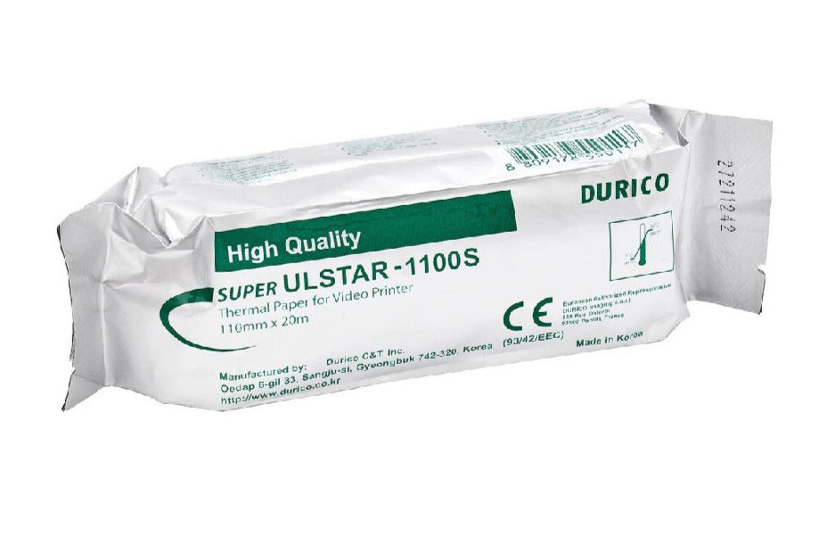 Ulstar 1100S MIBI Videoprinterpapier - für medizinische Mitsubishi S/W-Drucker - Med-Praxisbedarf