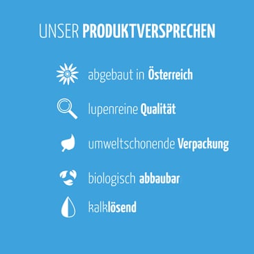claro Alpensalz Pyramide Produkt - natürliches Salz zur Wasserenthärtung in medizinischen Einrichtungen - Med-Praxisbedarf