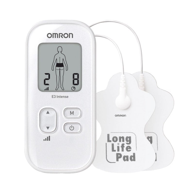 OMRON E3 Intense TENS Gerät - Handliches Gerät zur Schmerztherapie bei Bewegungsapparat - Med-Praxisbedarf