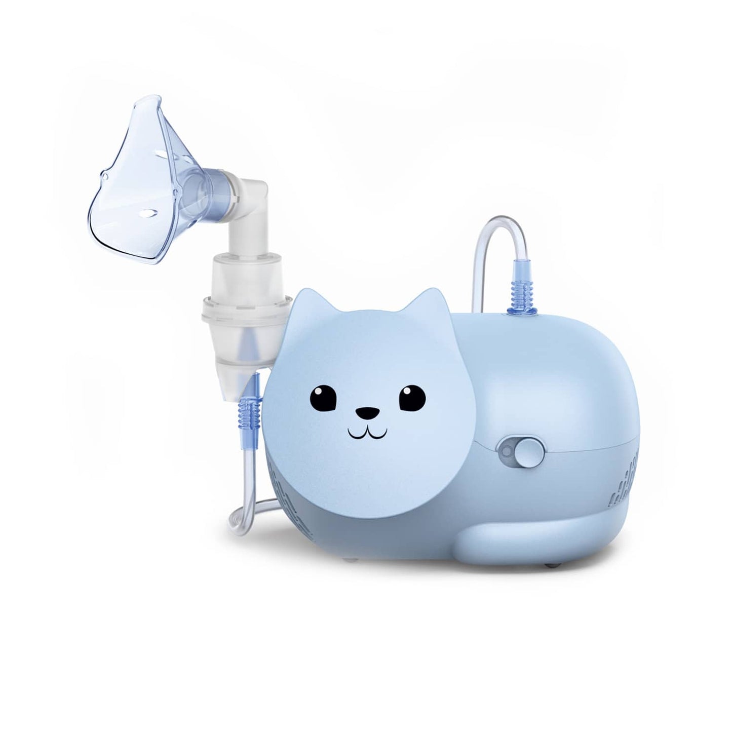 OMRON Nami Cat Inhaliergerät mit Maske - Speziell für die Anwendung bei Kindern entwickelt - Med-Praxisbedarf
