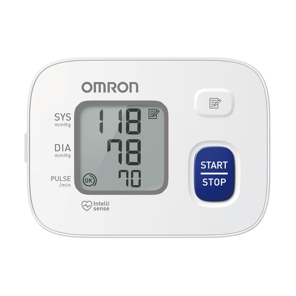 OMRON RS2 Blutdruckmessgerät am Handgelenk - Kompaktes Design, einfache Bedienung - Med-Praxisbedarf