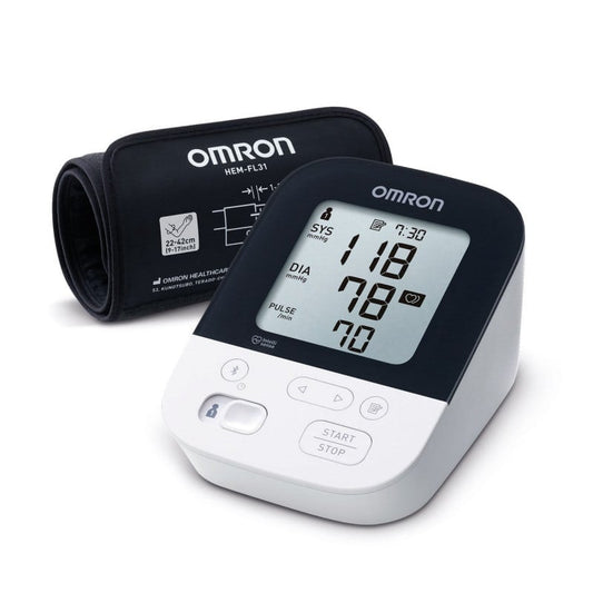 Omron M400 Intelli IT Oberarm-Blutdruckmessgerät - Für Arztpraxen mit unregelmäßiger Herzschlag-Erkennung - Med-Praxisbedarf
