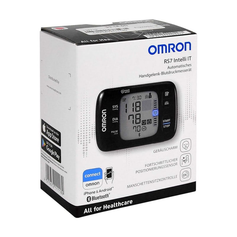Omron RS7 Intelli IT Display-Detail - Anzeige von Blutdruckwerten und Puls für Profis - Med-Praxisbedarf
