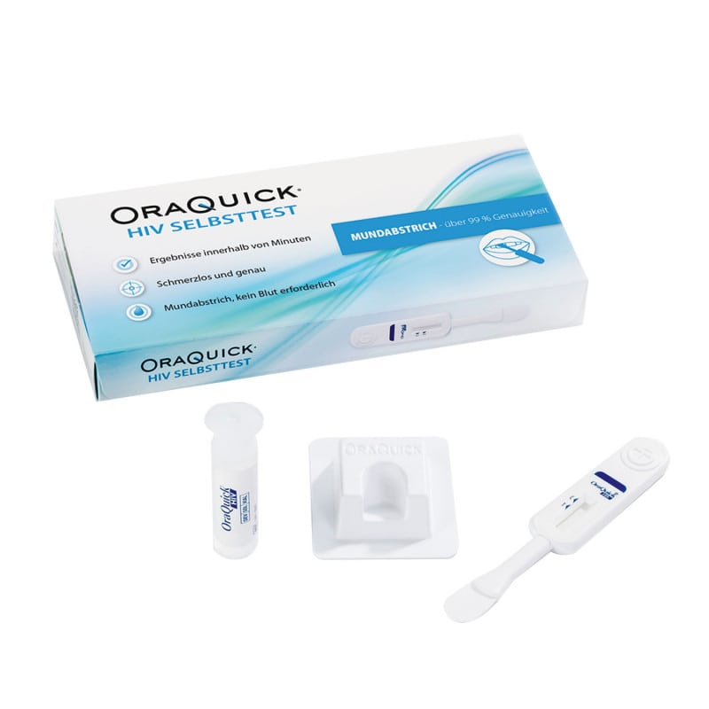 OraQuick HIV Selbsttest - schneller, nicht-invasiver Test für medizinische Einrichtungen - Med-Praxisbedarf
