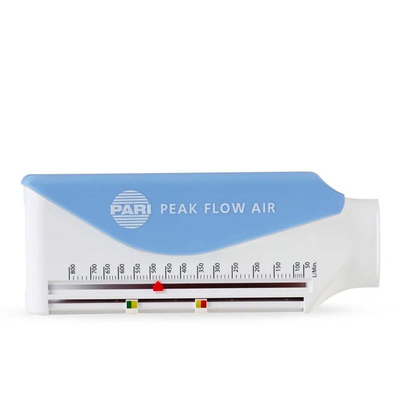 PARI PEAK FLOW AIR Meter - misst maximale exspiratorische Flussrate für Asthma-Kontrolle - Med-Praxisbedarf