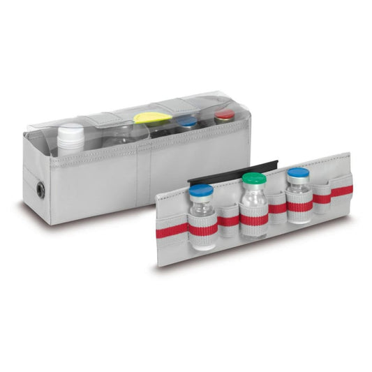 PAX Erweiterungsset für Ampullarium - 7x7x22 cm, zusätzlicher Stauraum für Medikamente - Med-Praxisbedarf