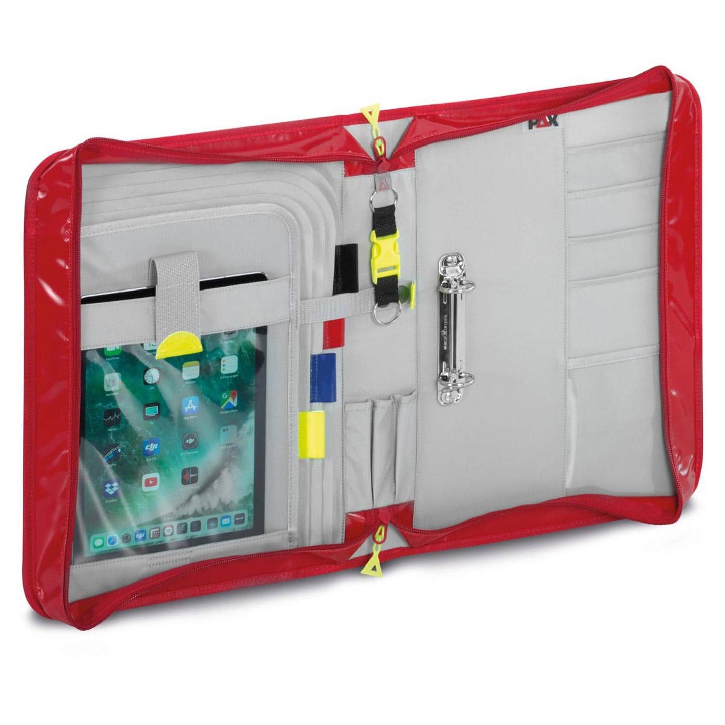 Multi-Organizer Fahrtenbuch von PAX - Übersichtsaufnahme mit allen Fächern - Med-Praxisbedarf