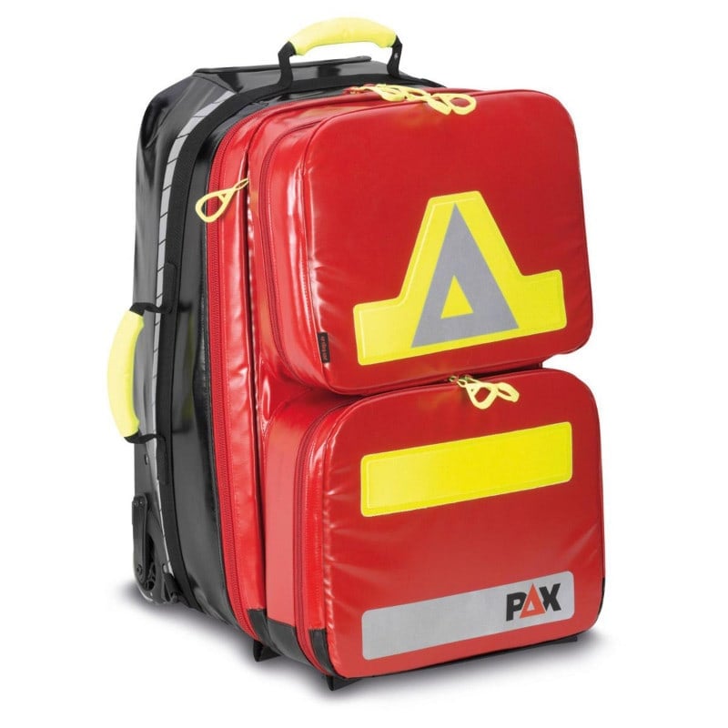 PAX Wasserkuppe L-FT2 Trolley Notfallrucksack - mit integriertem Trolley-System und Rädern - Med-Praxisbedarf