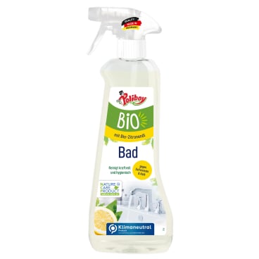 POLIBOY Bio Bad Reiniger - biologisches Reinigungsmittel für Armaturen, Kacheln und Duschkabinen - Med-Praxisbedarf