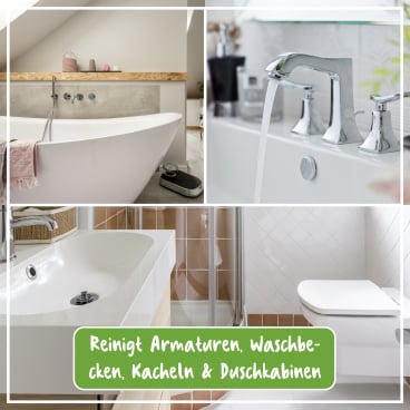 POLIBOY Bio Bad Reiniger - für Armaturen, Waschbecken und Fliesen, biologisch abbaubar - Med-Praxisbedarf