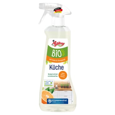 POLIBOY Bio Küchen Reiniger - für Arbeitsplatten, Herde und Dunstabzugshauben - Med-Praxisbedarf