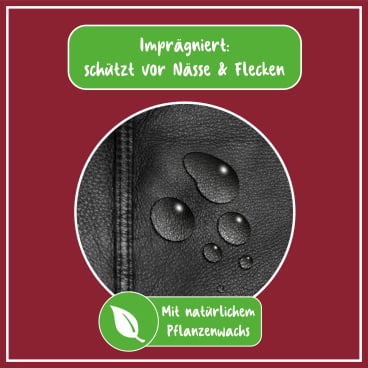 Einreiben der Lederpflege - Pflege eines Arztstuhls oder Behandlungsliege - Med-Praxisbedarf