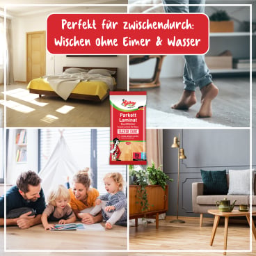 Detail Feuchttücher von POLIBOY - Parkett Laminat Feuchttücher einzeln entnehmbar - Med-Praxisbedarf