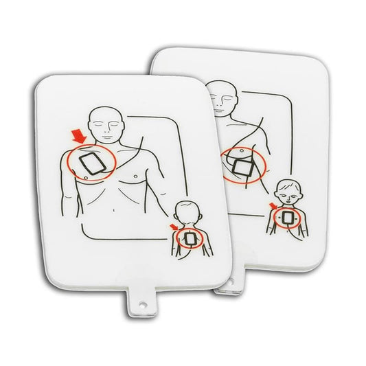 Ersatzpads für Prestan AED UltraTrainer - spezielle Trainings-Elektroden, originales Zubehör - Med-Praxisbedarf