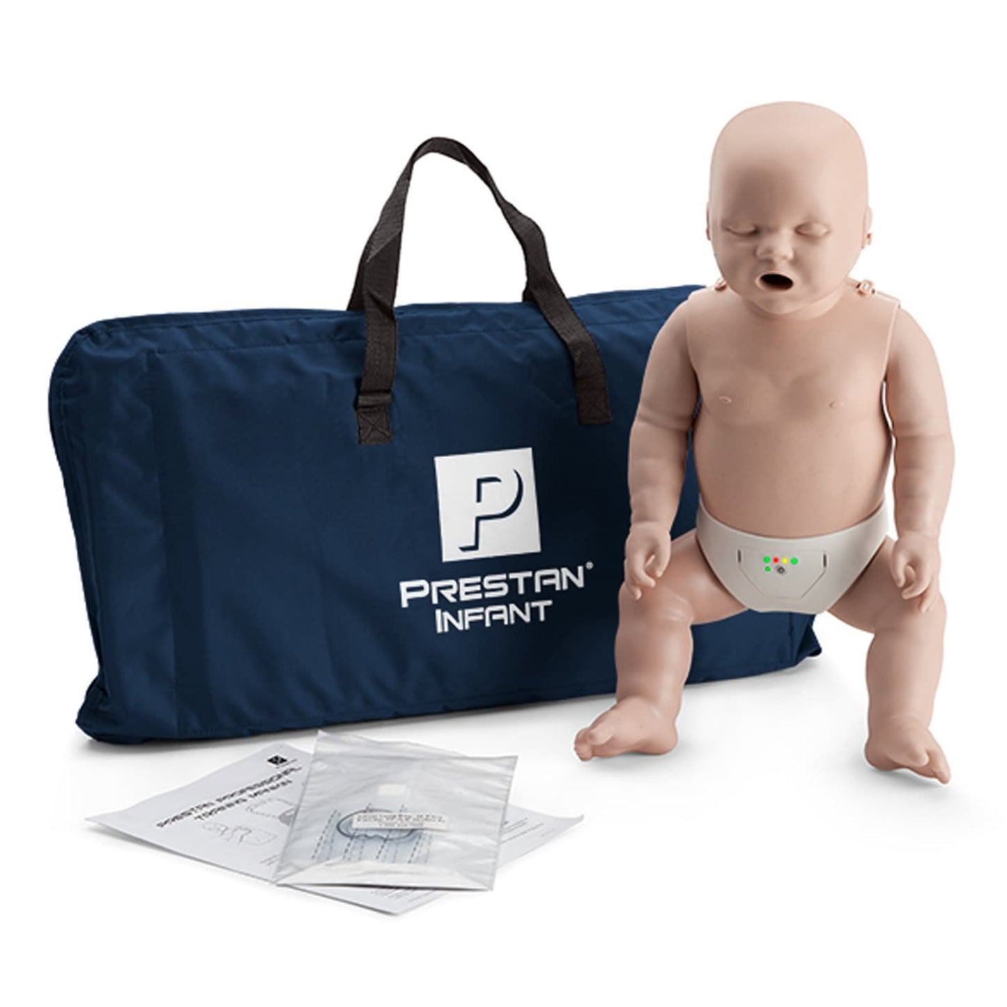 Übungspuppe für CPR-Ausbildung - Prestan Modell mit realistischer Anatomie und Rückmeldung - Med-Praxisbedarf