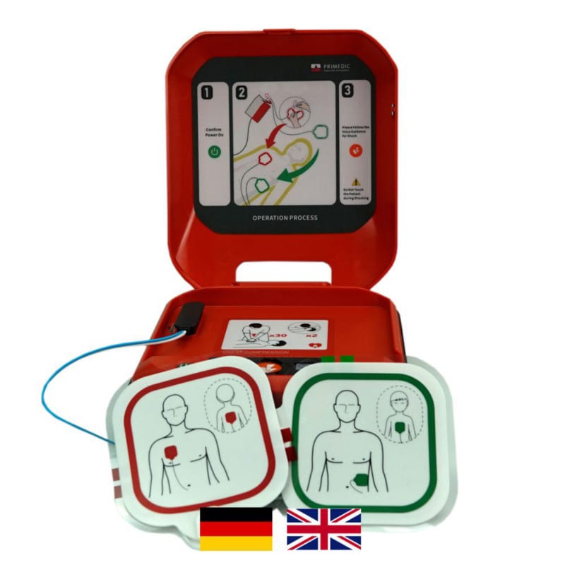 HeartSave Y YA Defibrillator vollautomatisch - tragbares Notfallgerät von PRIMEDIC - Med-Praxisbedarf