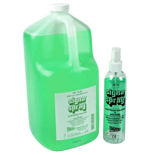SIGNASPRAY EKG-Spray im Einsatz - zur Verbesserung der Hautleitfähigkeit - Med-Praxisbedarf