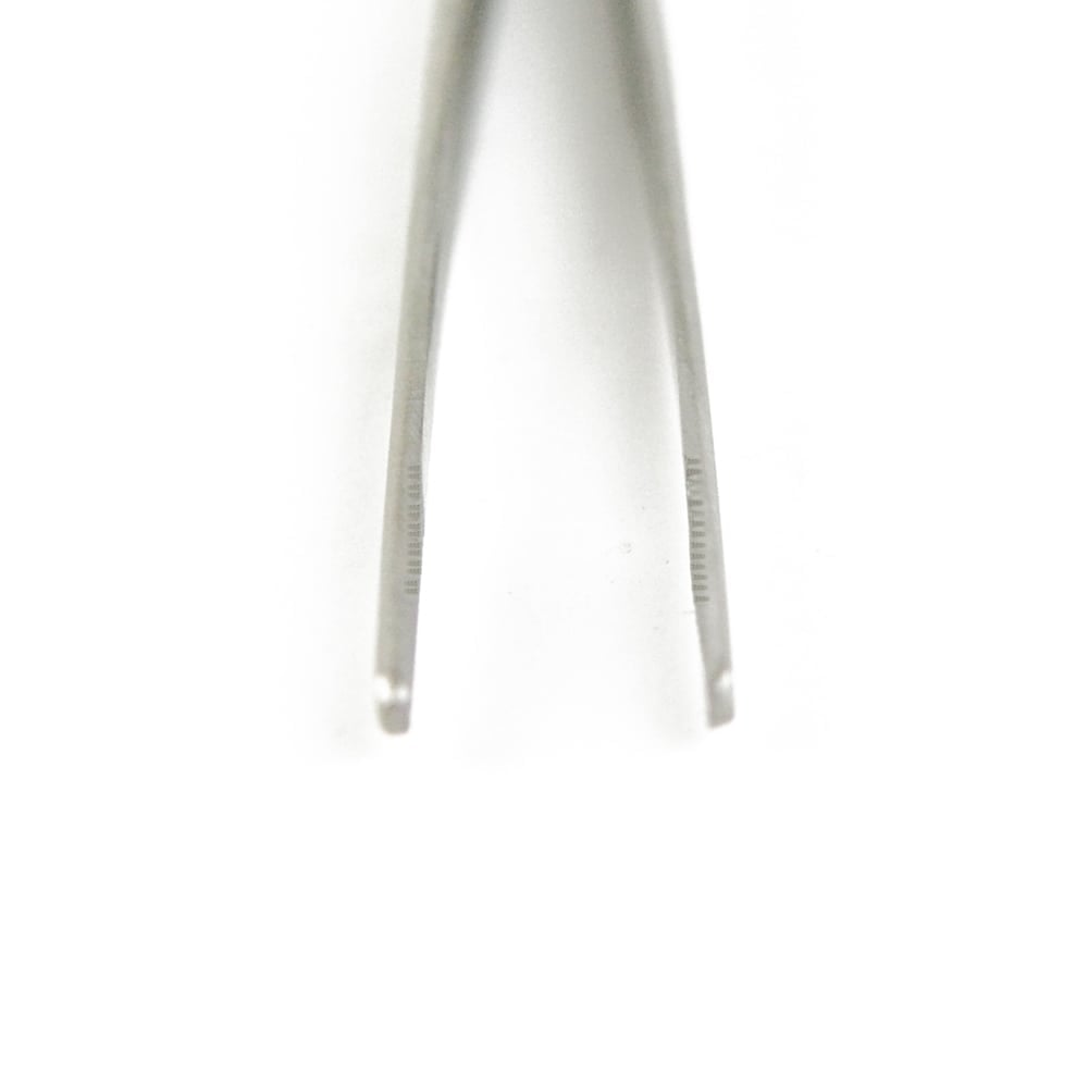 Gerade anatomische Standard-Pinzette 14 cm - Einmalinstrument von Paul Hartmann aus gebürstetem Edelstahl - Med-Praxisbedarf