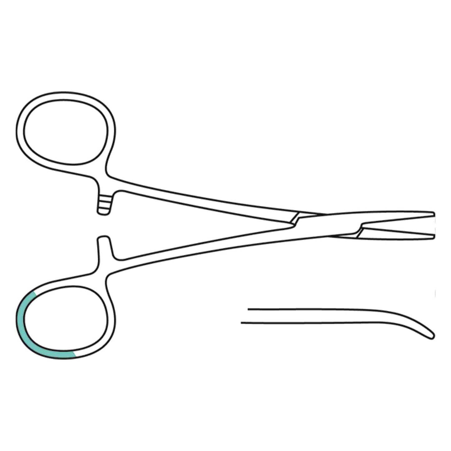 Sterile Arterienklemme Micro-Mosquito - Einmalinstrument von Paul Hartmann 12,5cm - Med-Praxisbedarf