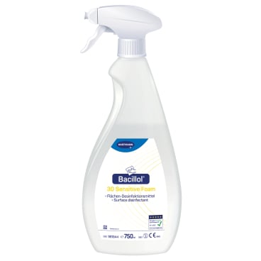 Bacillol 30 Sensitive Foam Flächendesinfektion - gebrauchsfertiges Schnelldesinfektionsmittel - Med-Praxisbedarf