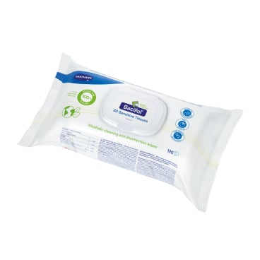 Bacillol 30 Sensitive Green Tissues - Flächendesinfektionstücher gebrauchsfertig - Med-Praxisbedarf