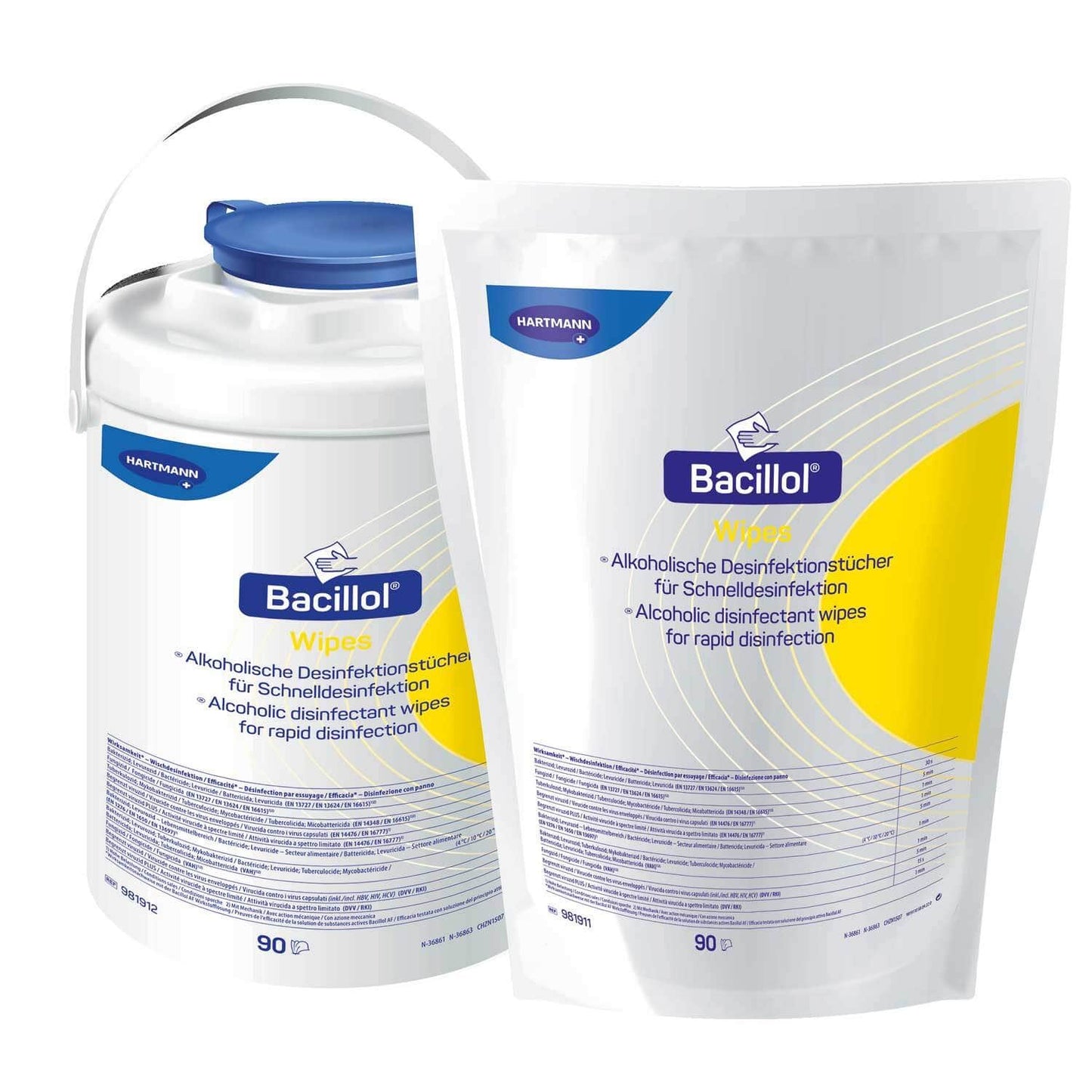 Desinfektionstücher Bacillol Wipes - routinemäßige Flächendesinfektion, praktische Verpackung - Med-Praxisbedarf