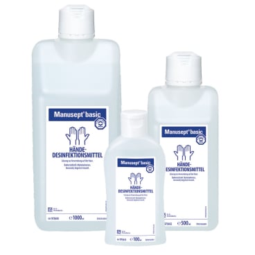 Hände-Desinfektionsmittel Bode Manusept basic - zuverlässiges Mittel für die tägliche Hygiene - Med-Praxisbedarf