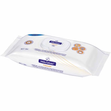 Bode Mikrobac Tissues XXL Desinfektionstücher - gebrauchsfertige Tücher für schnelle Flächendesinfektion - Med-Praxisbedarf