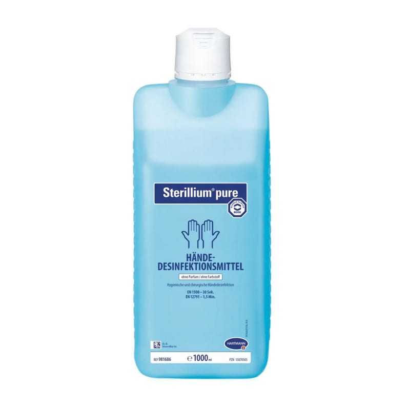 Bode Sterillium pure Händedesinfektion - 1 Liter Gebinde für Arztpraxen und Kliniken - Med-Praxisbedarf