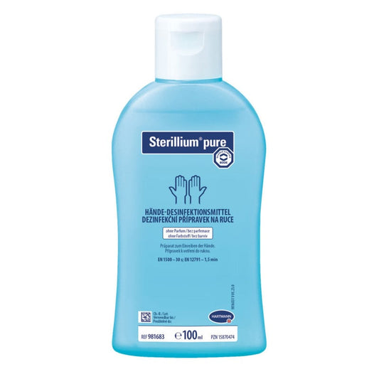 Bode Sterillium pure Händedesinfektionsmittel - Flasche 500 ml mit Propylalkohol - Med-Praxisbedarf