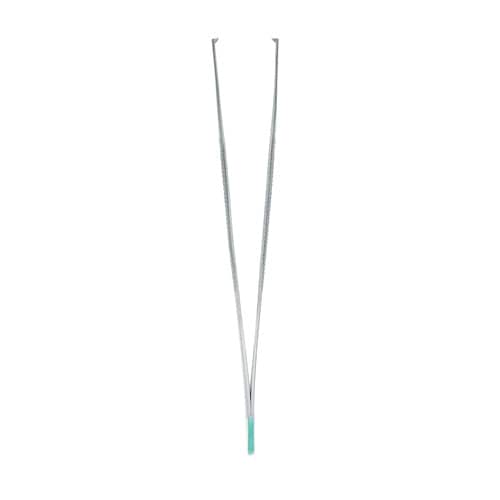 Pinzette nach Adson 12 cm gerade - Einmalinstrument aus Stahl für Praxis und Klinik - Med-Praxisbedarf