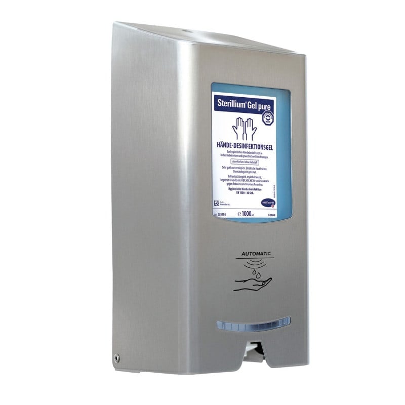 Berührungsloser Dosierspender CleanSafe - automatische Ausgabe von Händedesinfektion, hygienisch - Med-Praxisbedarf