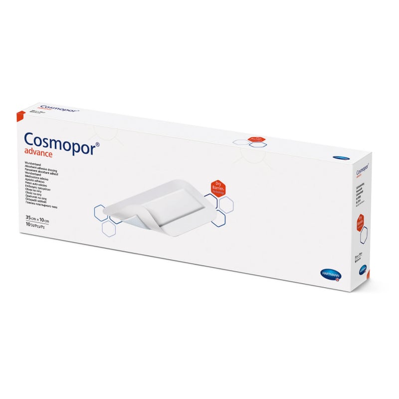 Cosmopor Advance Produktdetail - weiches Vlies, haftet nur auf trockener Haut - Med-Praxisbedarf